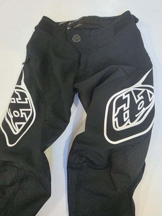 Troy Lee Designs Sprint Kids Riding Pants Black Youth 18 - Picture 2 of 7